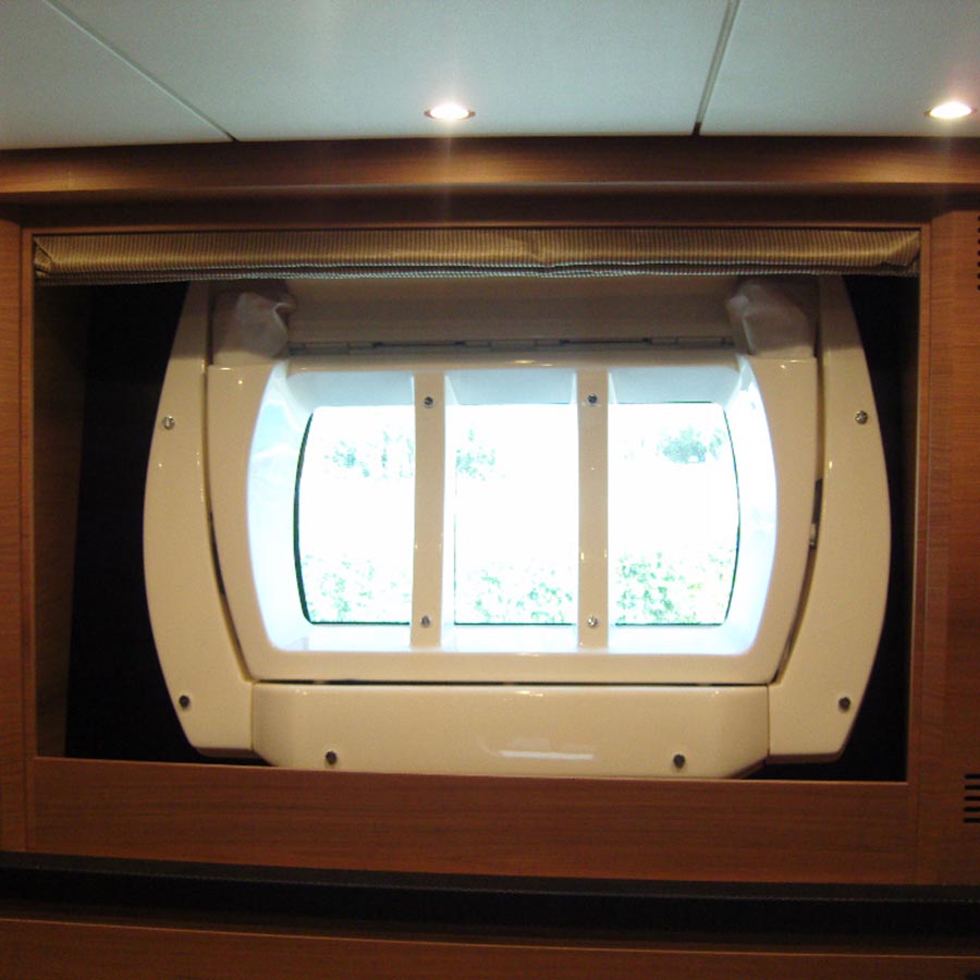 Finestra a tenuta stagna completamente chiusa