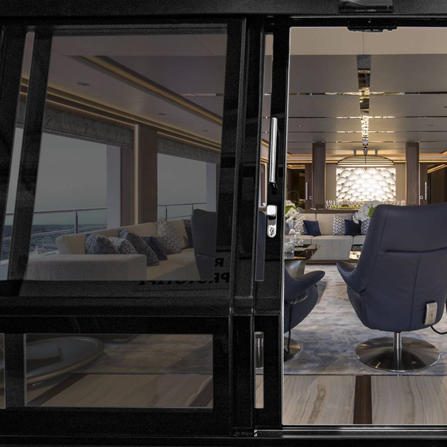 besenzoni porta automatica con radar di blocco