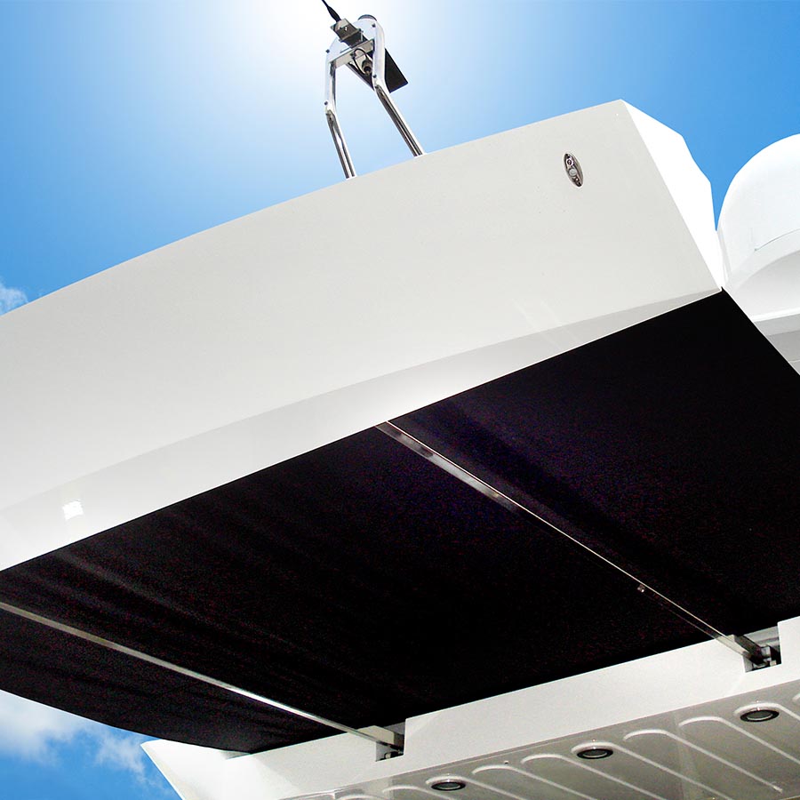 TENDALINO DI POPPA TELESCOPICO a scomparsa