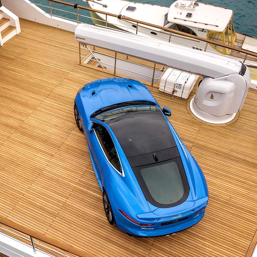 Vista dall'alto della gru idraulica G 360