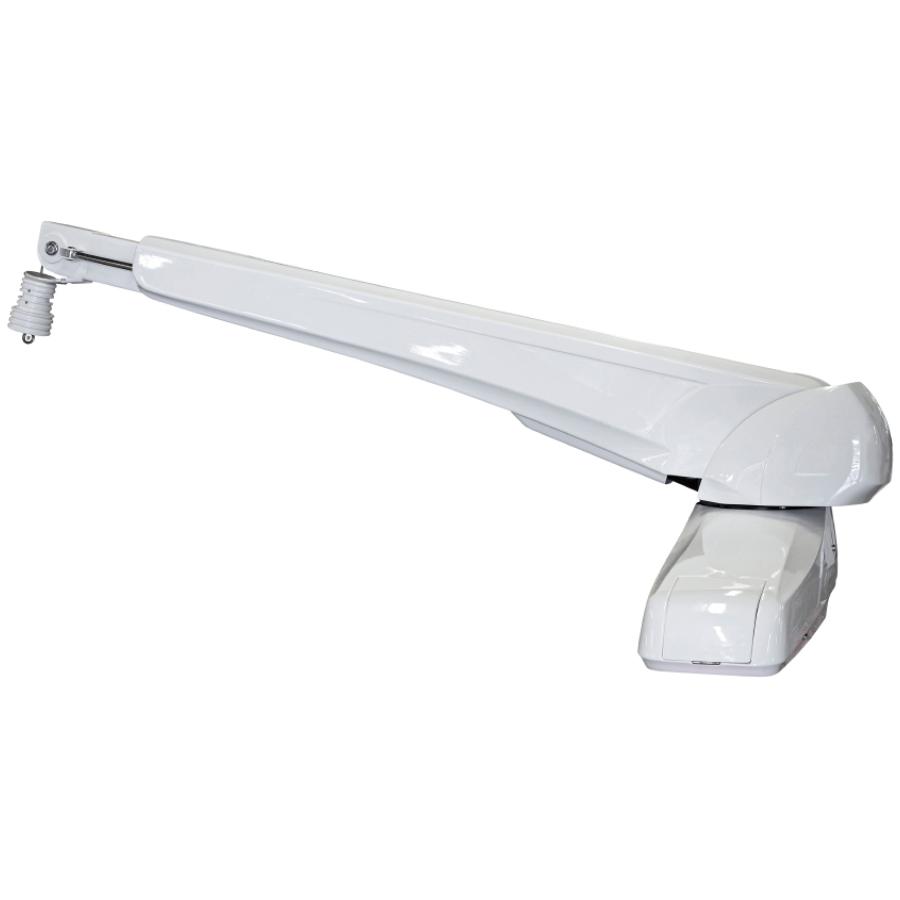 Besenzoni Gru per yacht installabile sul flybridge G509 vista laterale