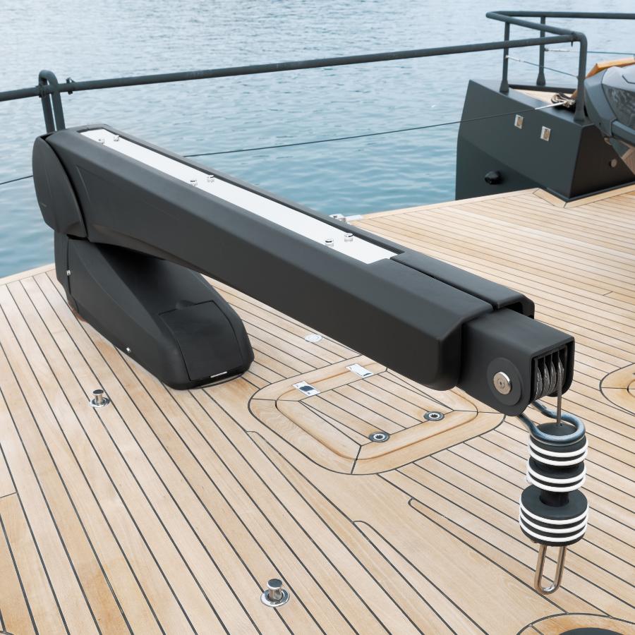 sistema di sollevamento jet sky per yacht 
