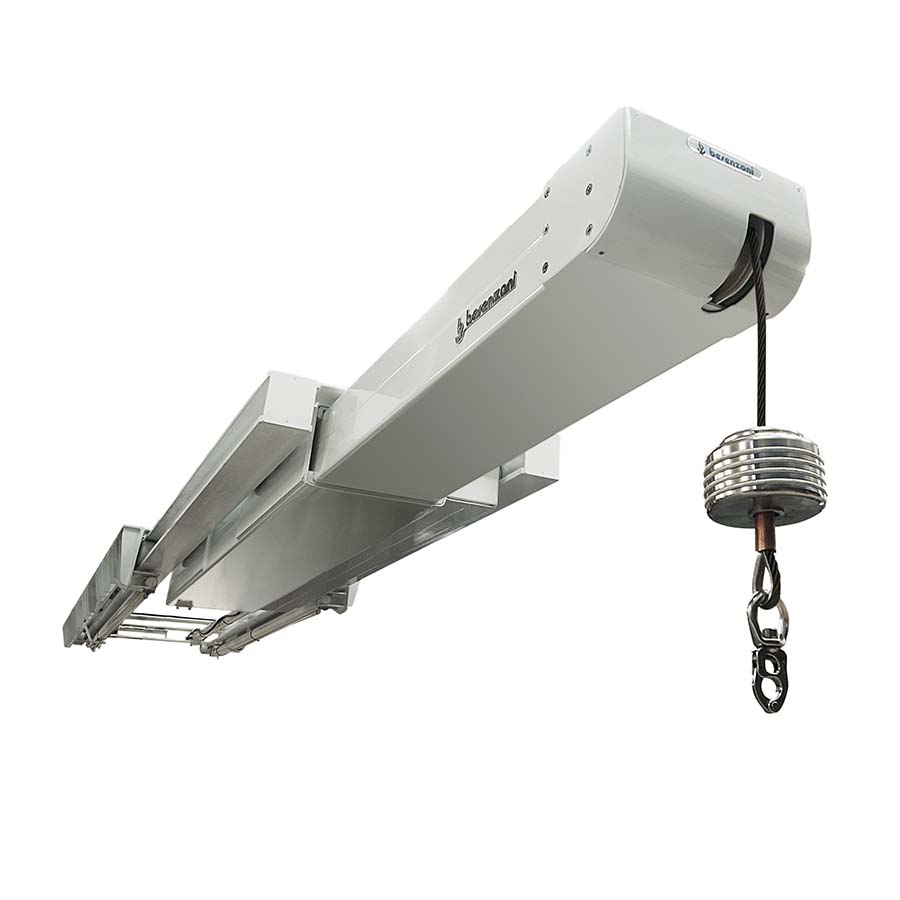 Gru/carroponte con fissaggio a soffitto