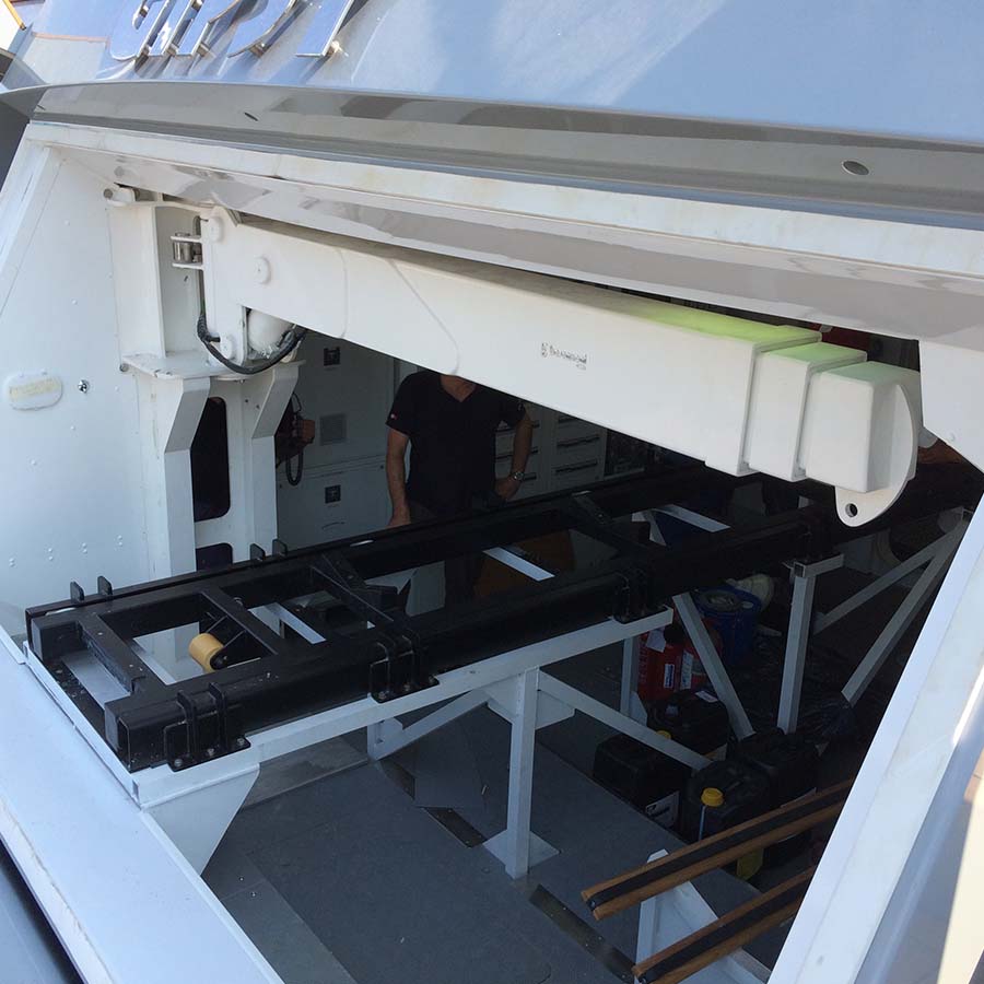 Gru idraulica G 433 stivata