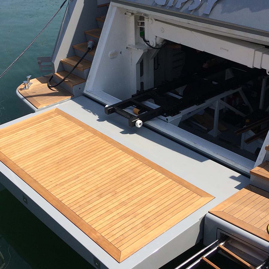 Gru e tender slider in vano garage