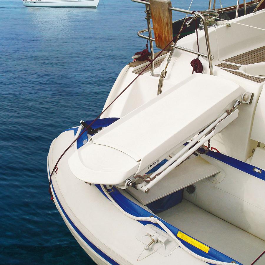 Passerella automatica esterna PI 387 skipper con camminamento in composito di vetroresina 