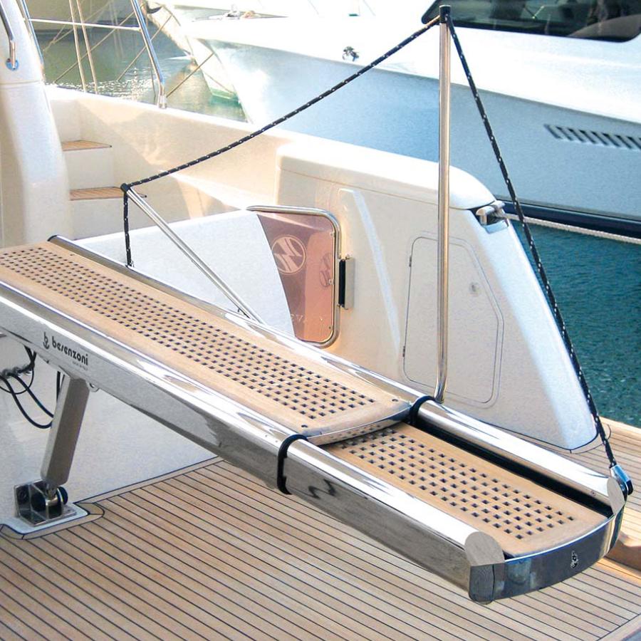 Besenzoni passerella idraulica esterna PI 482 BIG SPRINT installata