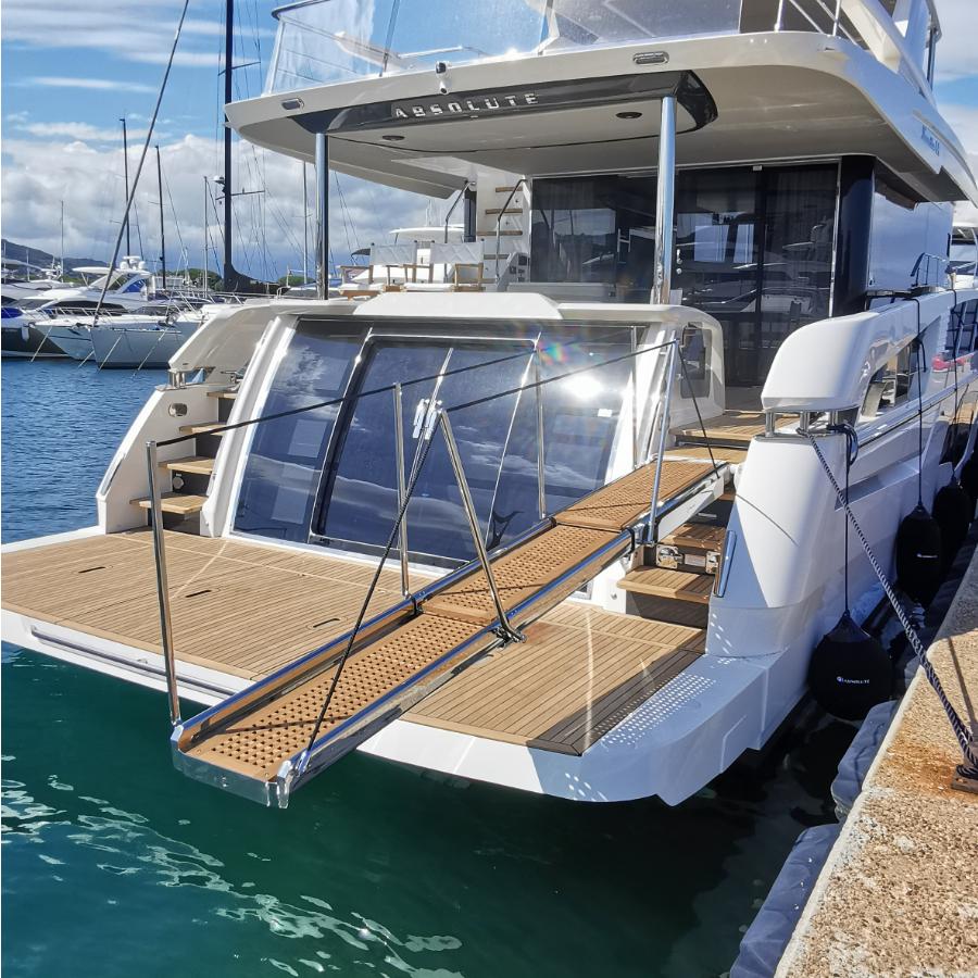 besenzoni passerella pi 395 per yacht e imbarcazioni da diporto