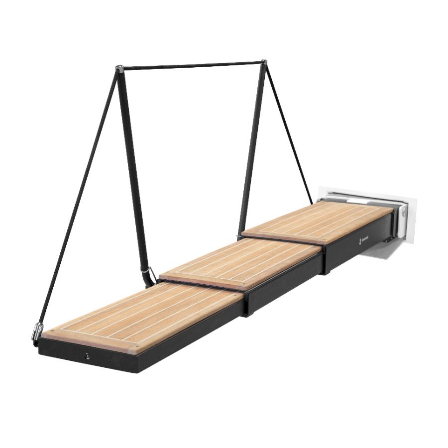  Passerella telescopica rientrante a tre stadi con funzioni automatiche PI 696