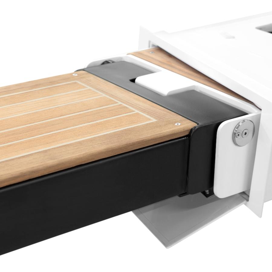 la per barche PI 696 dettaglio del carrello