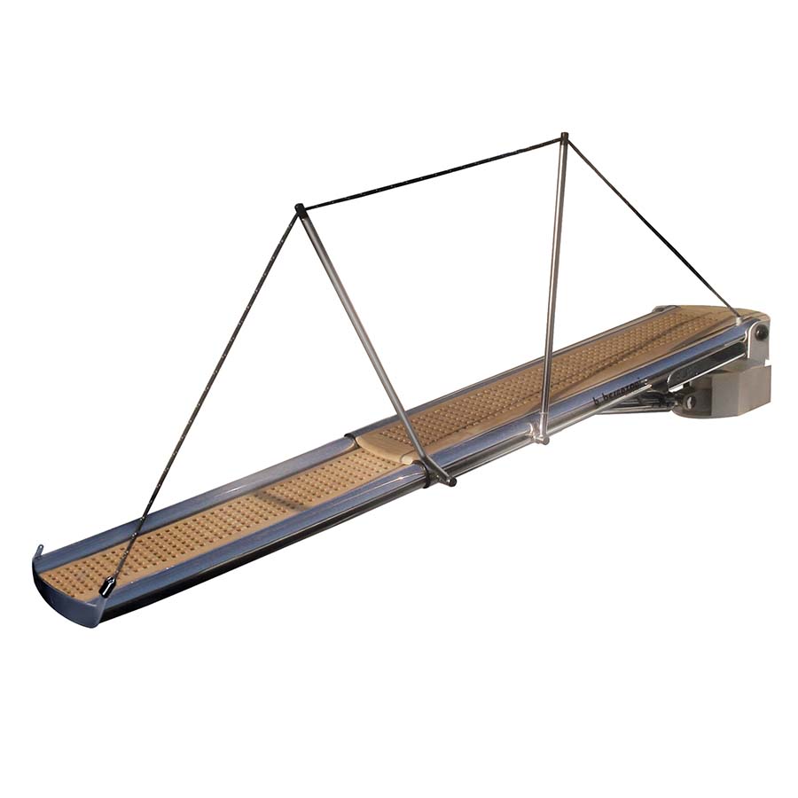 Besenzoni PI 465 big SMART Passerella telescopica idraulica esterna girevole telescopica per barche a vela e yacht, usata come gru vista laterale