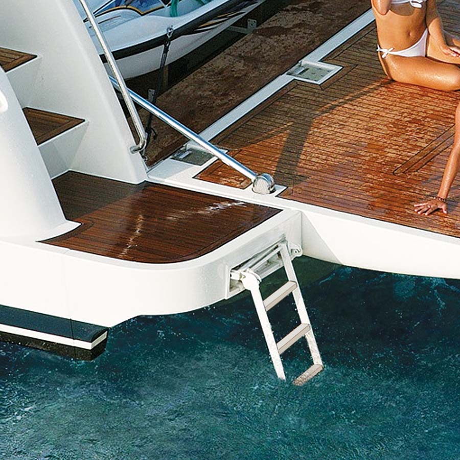 besenzoni scala bagno si 402 struttura in acciaio inox verniciato o lucidato a specchio