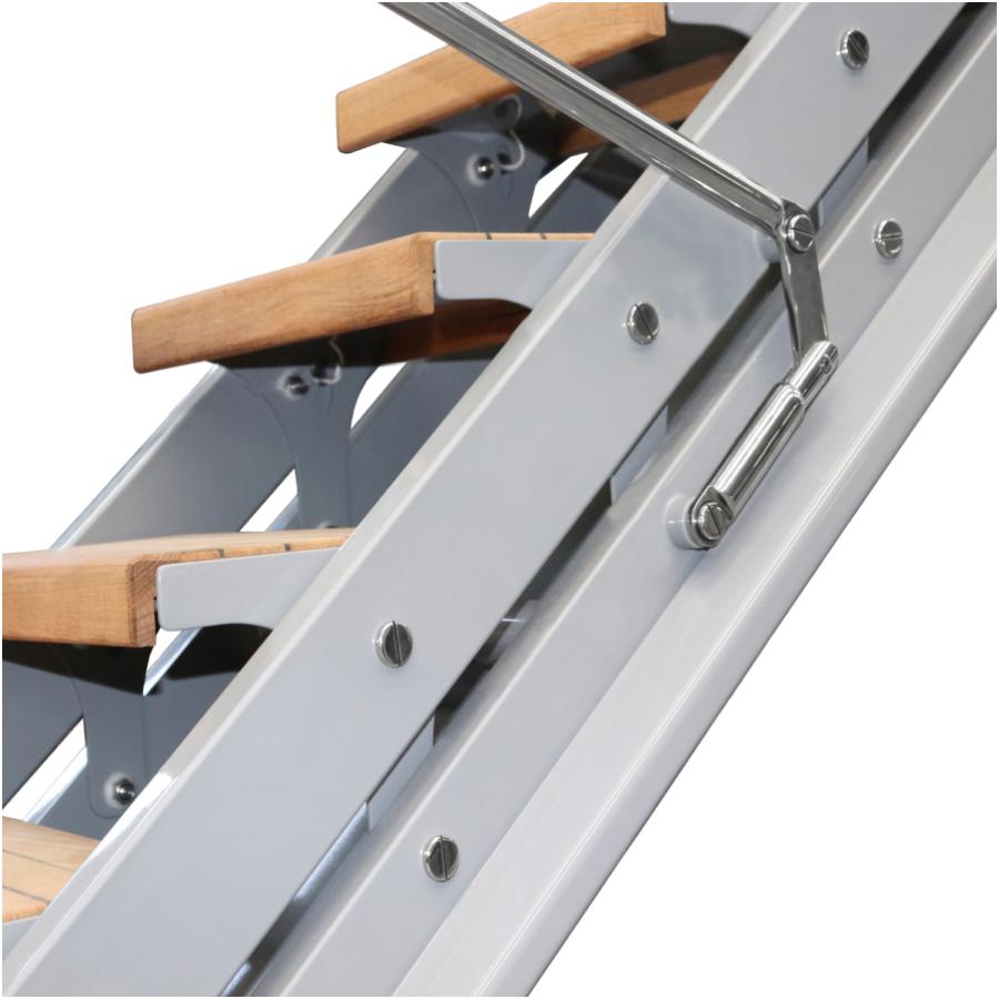  Besenzoni Scala SI 411 - workboats da imbarco automatica, girevole, a scomparsa nella murata dello yacht per barche da lavoro o difesa dettaglio deli gradini